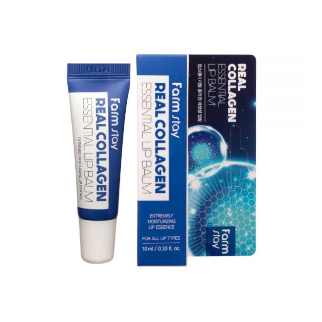 Бальзам для губ с коллагеном FarmStay Real Collagen Essential Lip Balm ...