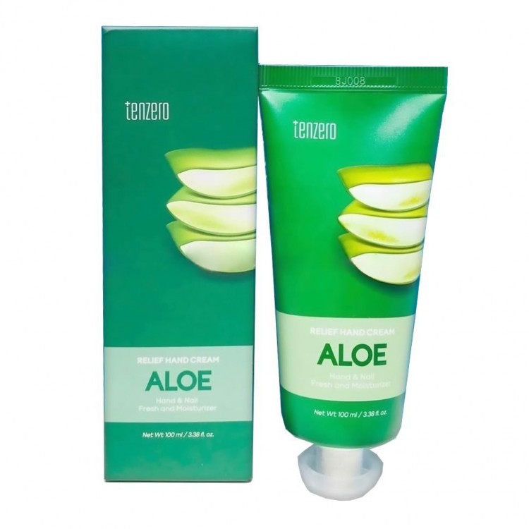 Крем для рук с алоэ Tenzero Relief Hand Cream Aloe | Азиатская ...