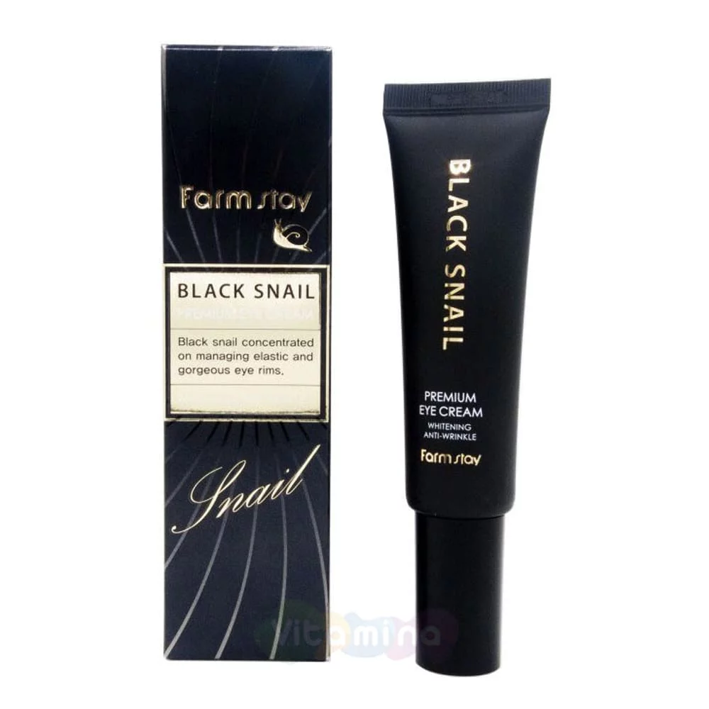 Farmstay black snail. Farm stay Black Snail Premium Eye Cream. Крем вокруг глаз Farm stay Black Snail. Farm stay Black Snail Premium Eye Cream 50ml. Black Snail Farm stay 50 мл.